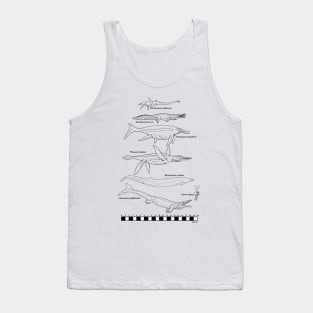 Sea of Monsters (black and white) Tank Top